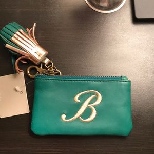 “B” Monogramed Anthropologie Coin Purse